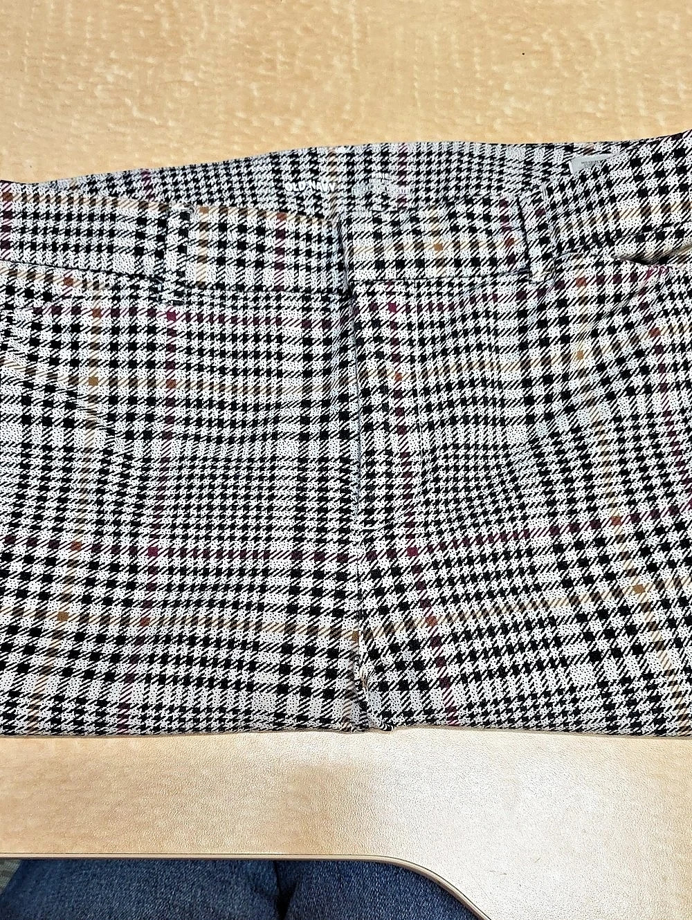 Old Navy Pixie High Rise Secret Slim Pockets Houndstooth Skinny Jeans Waist 12